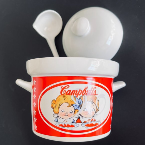 Campbell's Vintage Other - CAMPBELL'S Vintage Soup Tureen, Lid & Ladle EUC